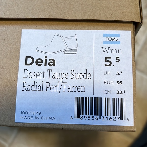 Like New Toms Deia Booties - Picture 5 of 5